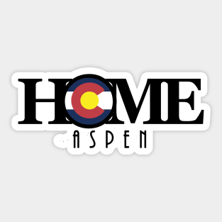 HOME Aspen Colorado Sticker